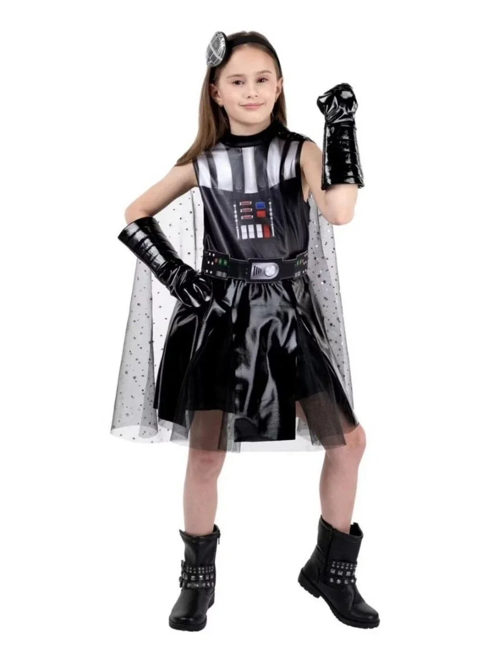 Kids Star Wars: A New Hope Darth Vader Dress Costume New Size: 6/6X (Small)